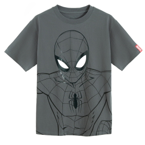 Tričko s krátkým rukávem Spiderman- šedé