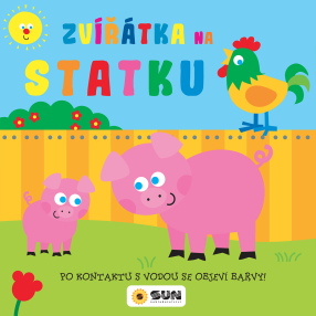 Kouzelná knížka do vody - Zvířátka na statku - Vybarvuj vodou