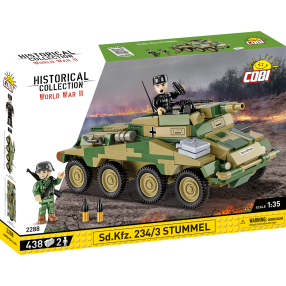II WW Sd. Kfz 234/3 Stummel, 1:35, 438 k, 2 f