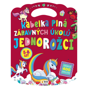 Kabelka plná zábavných úkolů - Jednorožci se 400 samolepkami