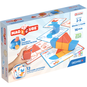 Geomag Magicube Blocks&Cards 16 dílků