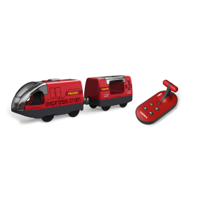 BABU vláčky - R/C Elektrický vláček červený - set 2 ks