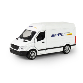 Kovové auto PPL s otevíracími dveřmi 12 cm