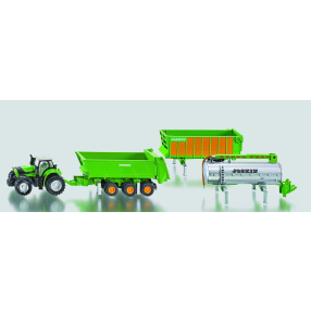 Traktor se sadou přívěsů, 1:87