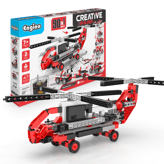 Engino Creative Builder 90 modelů s motorkem                    