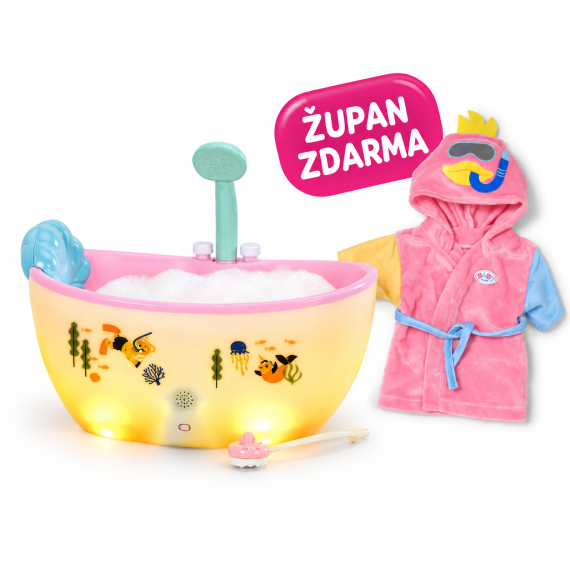 Baby born kouzelná vana + župan                    